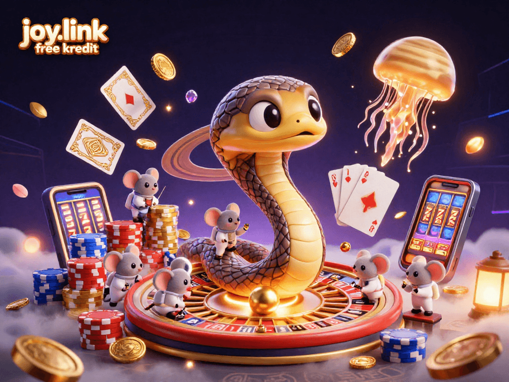 Join the excitement with joy.link free kredit as astronauts wager cosmic bets in a 3D casino