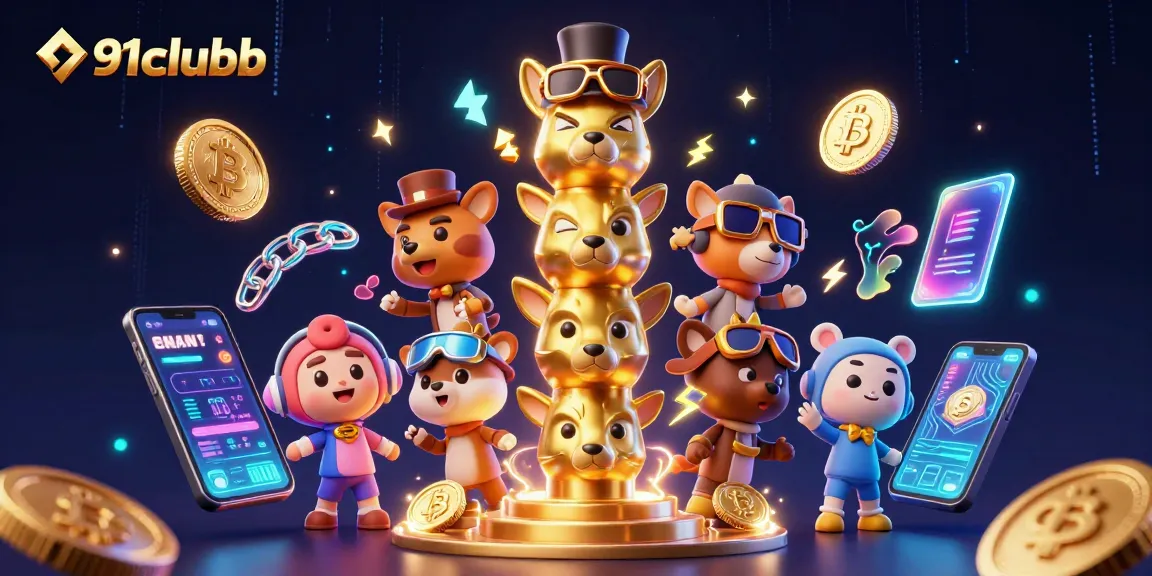 Experience thrilling gameplay with 91clubb at the vibrant and colorful casino scene.
