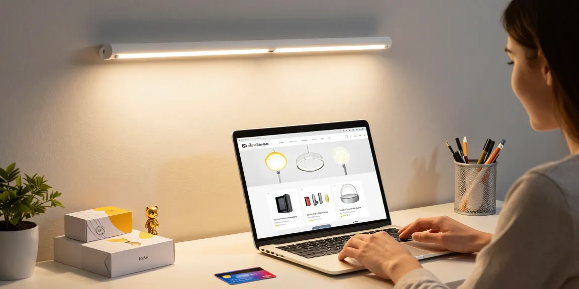 Sina magnetica LED lighting products displayed in an e-commerce shopping scene, showcasing best deals online.